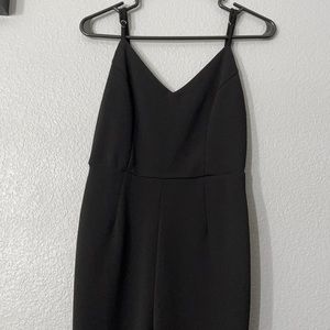 Black pant romper
